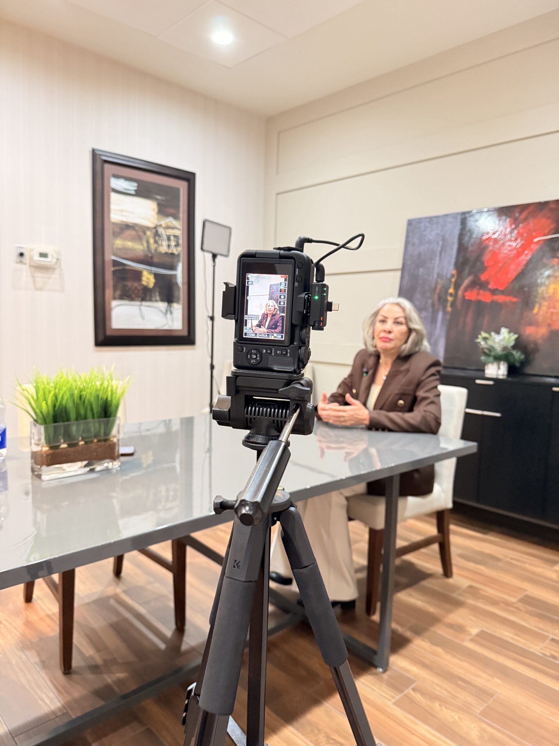Helm Insight filming on location