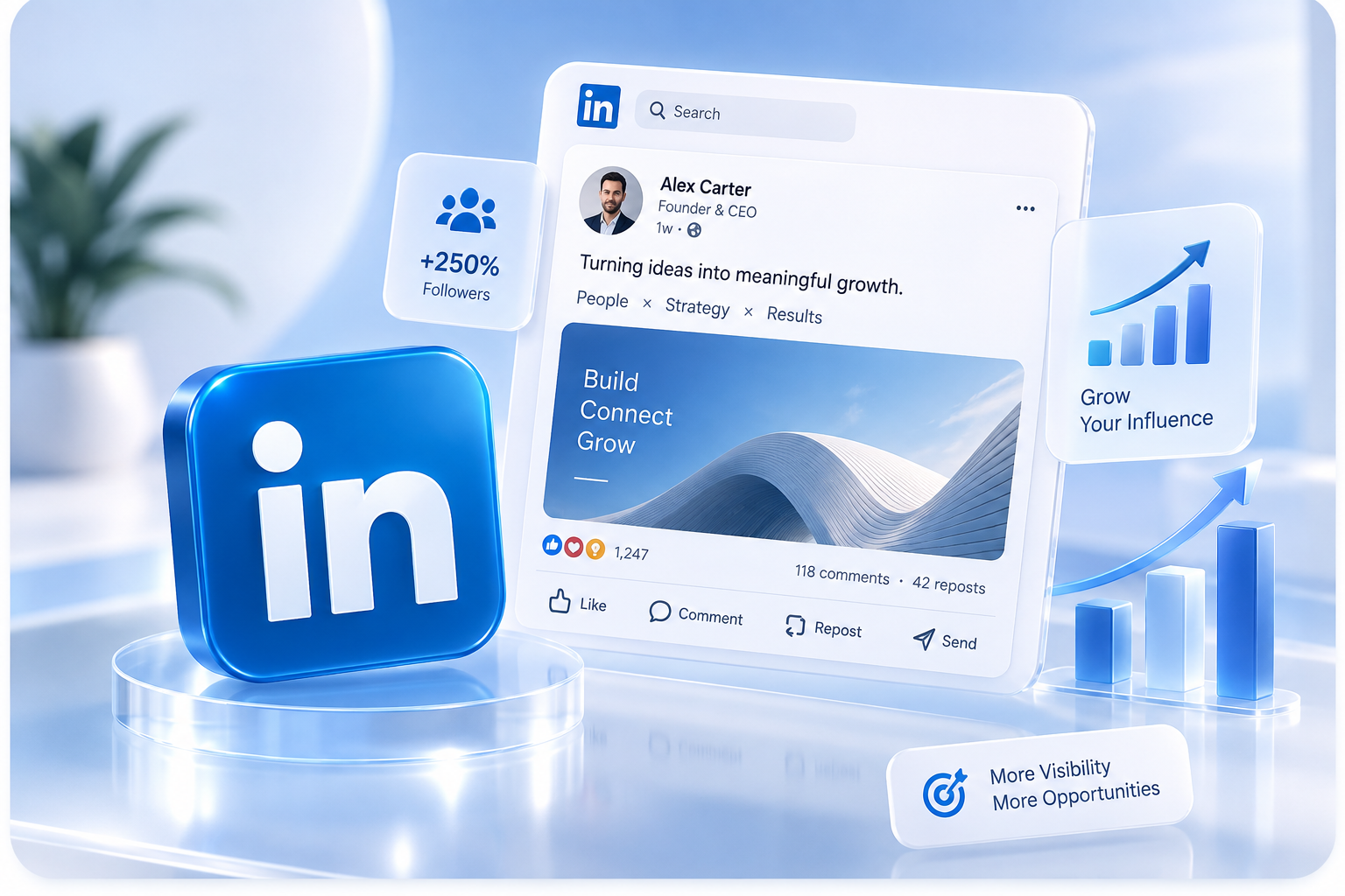 LinkedIn Management services by Helm Insight